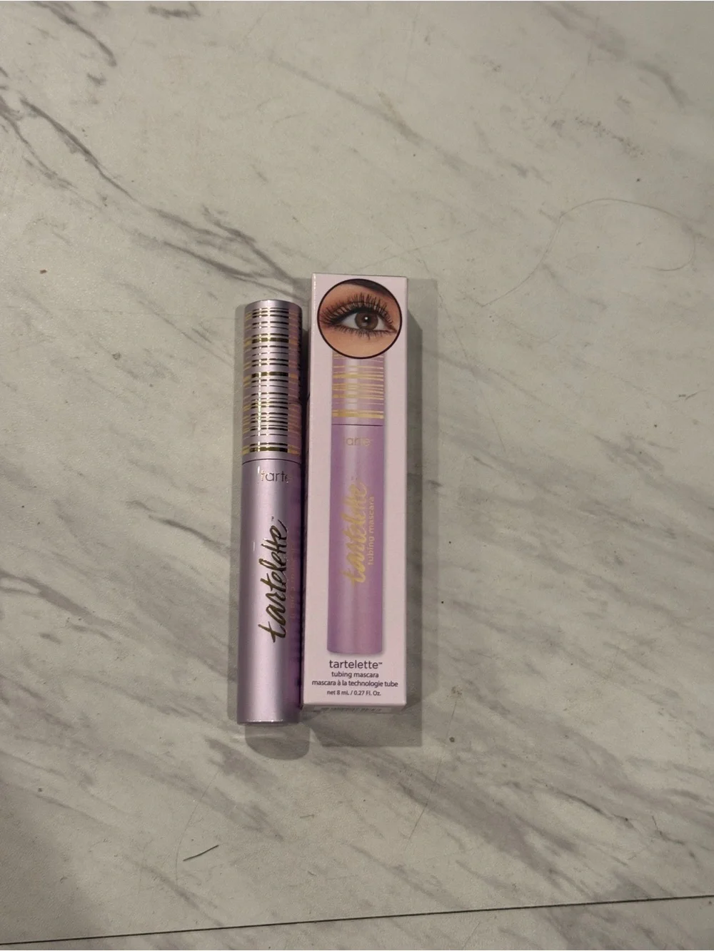 tarte Volotint Mascara in Lavender with Gold Accents (Black Wand)